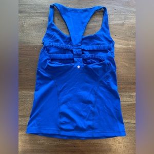 KiraGrace Racerback tank size Medium color is blue/purple